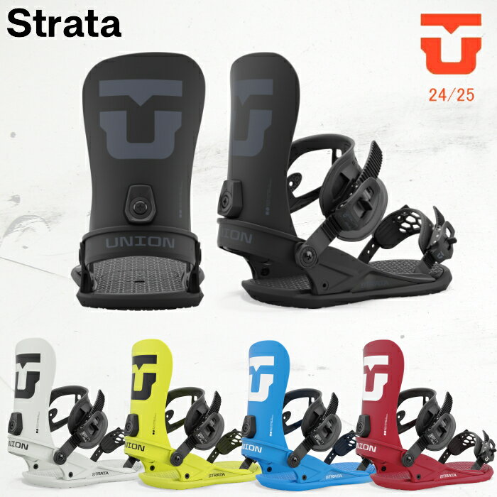 【早期予約特典付】 スノーボード ビンディング 金具 24-25 ユニオン ストラタ UNION Strata フリースタイル メンズ 日本正規品