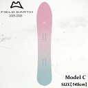 【予約】 板 フィールドアース シー 25-26 FIELD EARTH C PINK-GREEN CRUISER LINE スノーボード パウダー フリーライ...