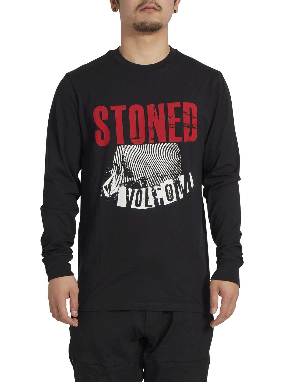 【6/11 1:59迄!エントリーでP10倍 楽天スーパーSALE】ボルコム 長袖 Tシャツ JP MAG STONED LS TEE A5102000 Black メンズ トップス アパレル ファッション