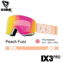 アイエックスナイン ix9 IXNINE Peach Fuzz 24-25 IX3 PRO スキー スノーボード ゴーグル ユニセックス 日本正規品