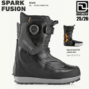 予約 25-26 ディーラックス スパークフュージョン スノーボード ブーツ DEELUXE SPARK FUSION black メンズ スノボ バックカント...