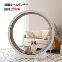 【限定500円OFFクーポン】キャットホイール ネコ専用ルームランナー 猫 回し車 ランニングホイール キャットウォーク 回転 ローラー 組立不要 静音 軽量 直径120cm 運動不足や トレス解消 猫ランニングマシン 滑り防止マット付き 室内用 猫おもちゃ 健康ケア