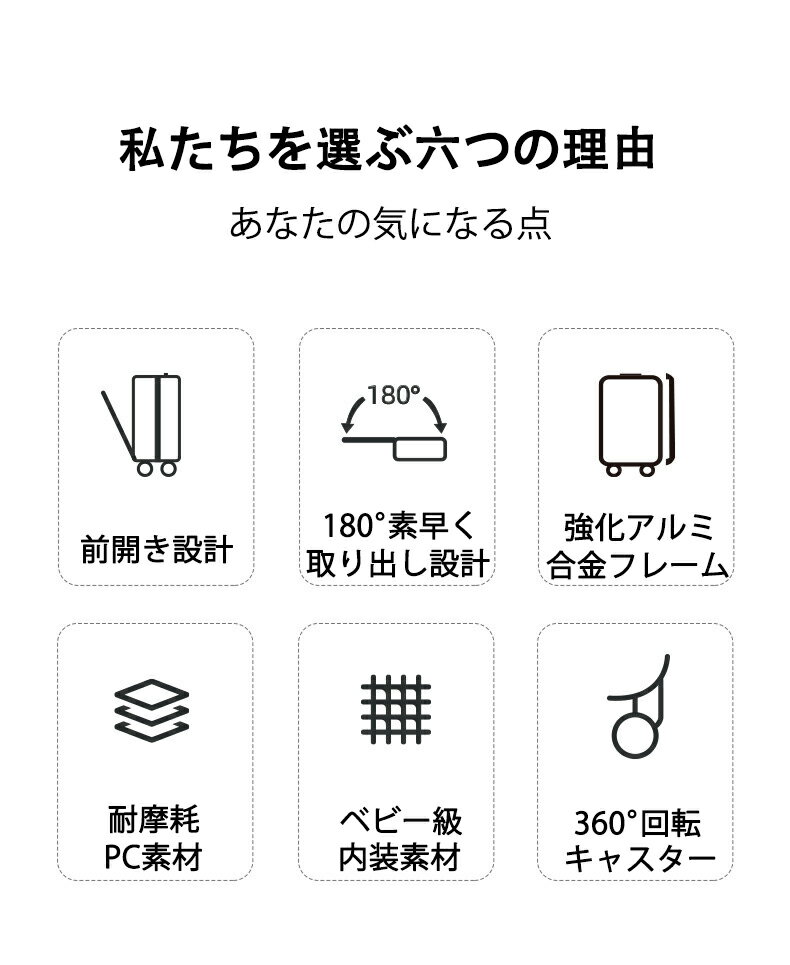 【6H限定 30%OFFクーポン】 スーツケー...の紹介画像3