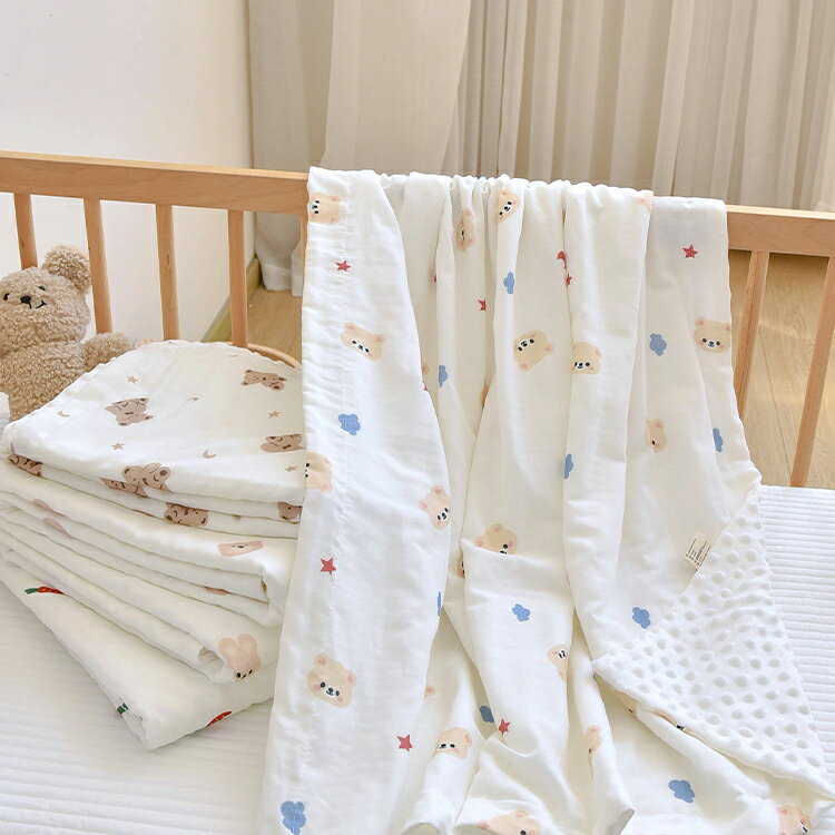 ベビー掛け布団 赤ちゃん掛け布団 オーガニックコットン ガーゼ 全綿100％ 洗える 70×100CM 100×120CM 120×150CM レギュラーサイズ オールシーズン 出産準備 出産祝い ギフト 新生児 ベビー布団 無添加 除菌 固綿 洗える 薄め