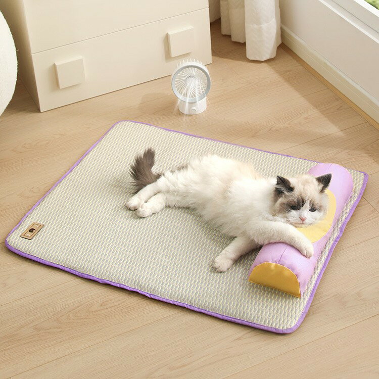 樂天商城 - 猫ベッド ペットベッド 夏 犬 ベッド 木製 かわいい ふわふわ 犬ベッド ネコベッド キャットベッド M L サイズ 猫用 小型犬 ペットクッション ペットソファ コットン ペット用品 ペットグッズ 犬 猫 ねこ あったか 暖かい 冬用 2サイズ