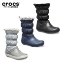 【1980円均一！】クロックス クロックバンド ウィンター ブーツ ウィメン Women's Crocband Winter Boot クロックスボア クロックスレディース ライナー付 フワフワ セール クロックス正規取扱店なのでご安心くださいの商品画像