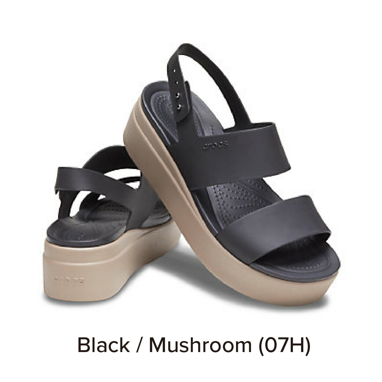 【送料無料 20% OFF SALE !!】クロックス ブルックリン ロウ ウェッジ ウィメン Women’s Crocs Brooklyn Low Wedge 厚底 レディース 女性 防水 ストラップ 黒 ネイビー スタッコ ヒール 206453クロックス正規取扱店なのでご安心ください