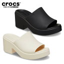 yNEW!! zNbNX crocs ubN XCh q[ BROOKLYN SLIDE HEEL 209408 fB[X NbNXK戵