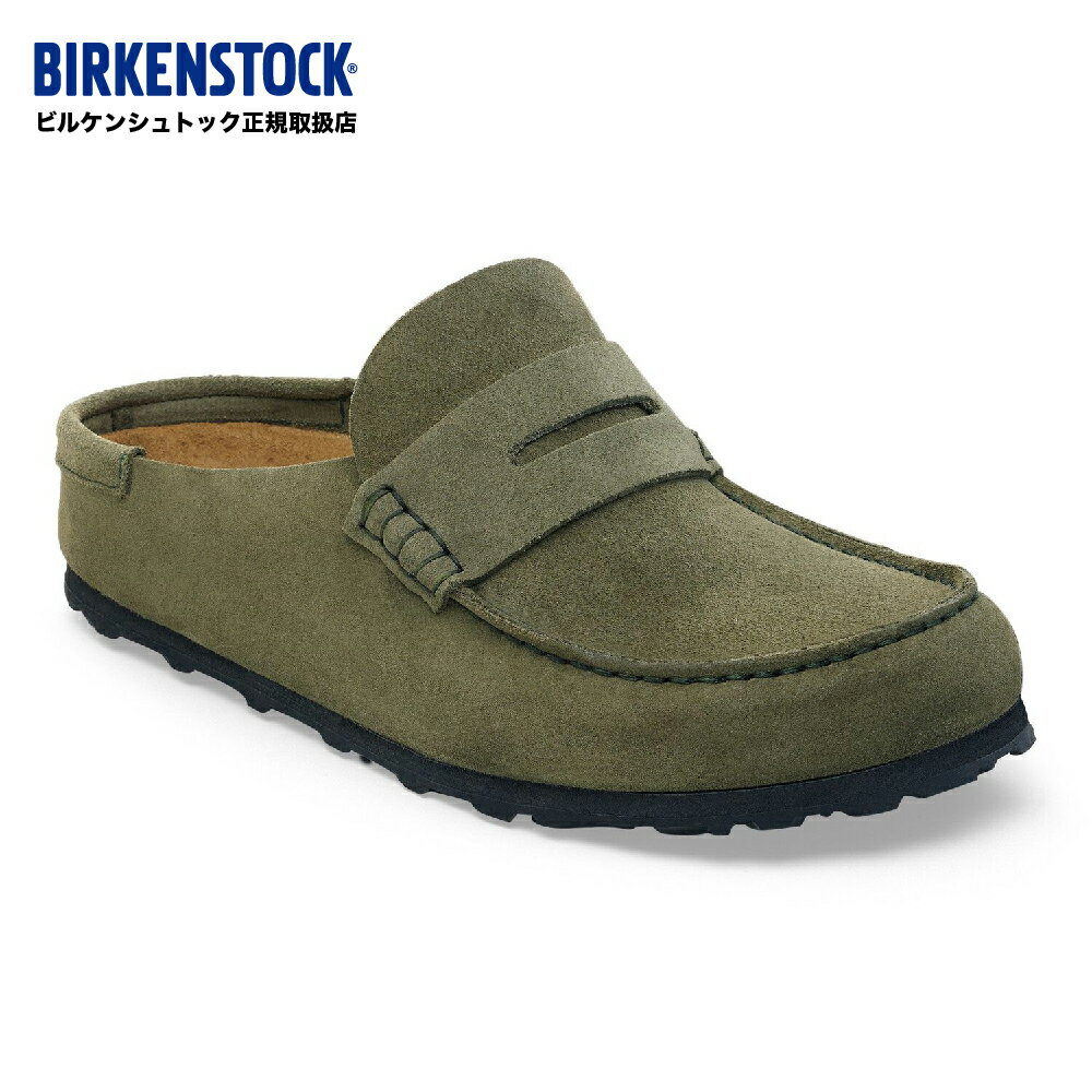 【BIRKENSTOCK 正規取扱店】Naples Wrapped ネープルズ ラップ ビルケン スエードレザー タイム ローファー シューズ ハーフクロッグ Buckley スリッポン REGULARFIT レギュラーフィット 正規取扱店なのでご安心ください 1030189