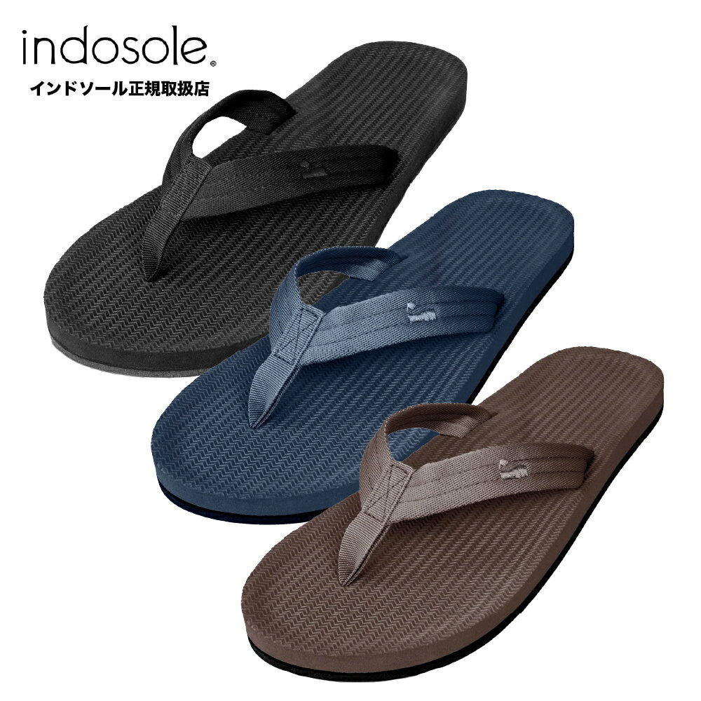 Rakuten - 【取扱開始! 送料無料】indo sole インドソール Men's Easy Living Flip Flops イージー リビング フリップ フロップス メンズ ビーチサンダル ビーサン サスティナブル 再利用 indosole正規取扱店 MSAFLPEL 送料無料 ◯