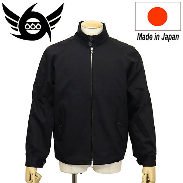 正規取扱店 666 ORIGINAL SOJ0054 ブリティッシュスイングトップ ブラック