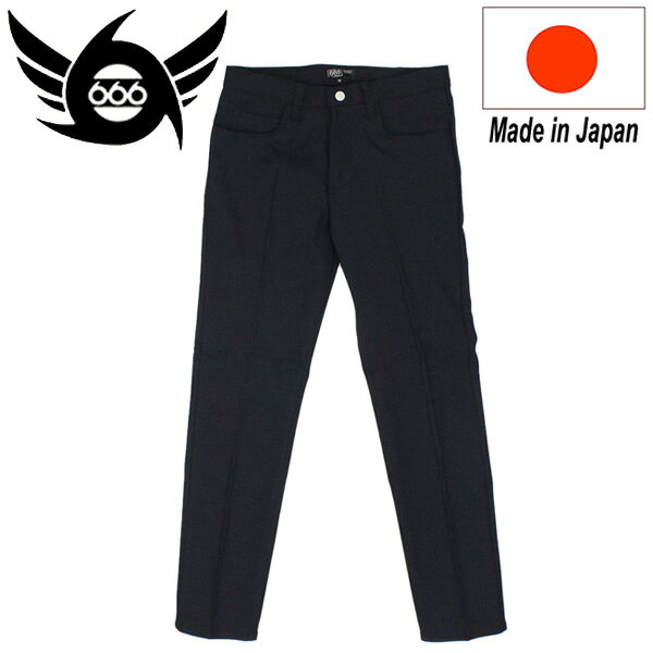 正規取扱店 666 ORIGINAL 1977 STA-PREST JEANS ステイプレスト ジーンズ ブラック SOP0036