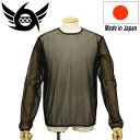 正規取扱店 666 ORIGINAL SOT0040 フィッシュネット Tシャツ L/S 長袖 ブラック(4)