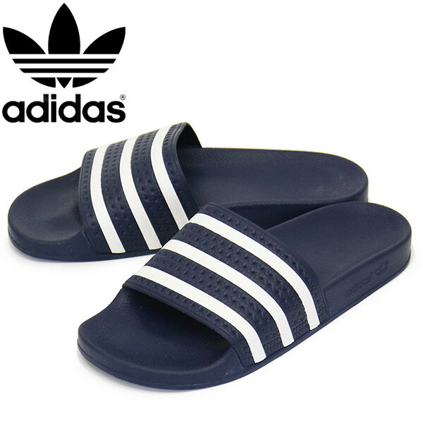 正規取扱店 adidas (アディダス) 288022 ADILETTE オリジナルス アディレッタ アディブルーxホワイトxアディブルー AD134