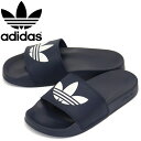 正規取扱店 adidas (アディダス) FU8299 ADILETTE LITE オリジナルス アディレッタ ライト カレッジネイビーxホワイトxカレッジネイビー AD132