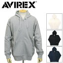 アヴィレックス パーカー メンズ 正規取扱店 AVIREX (アヴィレックス) 6193594 DAILY ZIP PARKA デイリー ジップパーカー 全4色