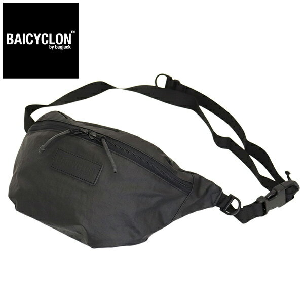 Rakuten - 正規取扱店 BAICYCLON by bagjack (バイシクロンバイバッグジャック) CL-03 WAIST BAG ウエスト ボディバッグ BLACK2 BCBJ014
