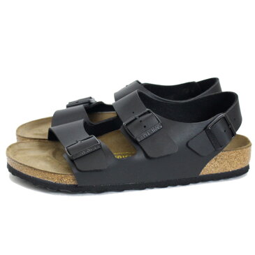 正規取扱店 BIRKENSTOCK (ビルケンシュトック) MILANO (ミラノ) ビルコフロー サンダル レギュラー(幅広) ブラック BI064