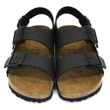 正規取扱店 BIRKENSTOCK (ビルケンシュトック) 034793 MILANO ミラノ サンダル ナロー幅 BLACK BI162