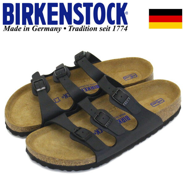 K戵X BIRKENSTOCK (rPVgbN) 053013 FLORIDA SFB t_ \tgtbgxbh T_ i[() BLACK BI126