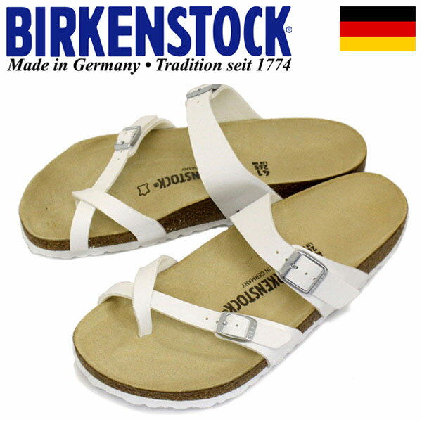 正規取扱店 BIRKENSTOCK (ビルケンシュトック) GC MAYARI (マヤリ) BF サンダル レギュラー(幅広) WHITE BI076