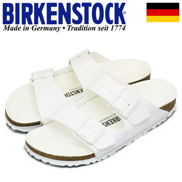 正規取扱店 BIRKENSTOCK (ビルケンシュトック) 1019046 ARIZONA アリゾナ サンダル WHITE ナロー幅 BI178