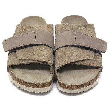 正規取扱店 BIRKENSTOCK (ビルケンシュトック) 1019292 Kyoto キョウト ヌバック/スウェード レザー サンダル ナロー幅 GRAY TAUPE BI157
