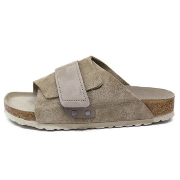 正規取扱店 BIRKENSTOCK (ビルケンシュトック) 1019292 Kyoto キョウト ヌバック/スウェード レザー サンダル ナロー幅 GRAY TAUPE BI157