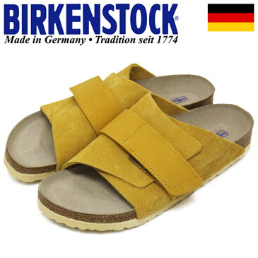 正規取扱店 BIRKENSTOCK (ビルケンシュトック) 1019720 Kyoto キョウト ヌバック/スウェード レザー サンダル ナロー幅 OCHRE BI158