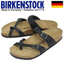 正規取扱店 BIRKENSTOCK (ビルケンシュトック) 171481 MAYARI マヤリ オイルドヌバックレザー サンダル レギュラー幅 BLACK BI161