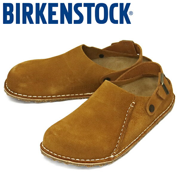 正規取扱店 BIRKENSTOCK (ビルケンシュトック) 1025335 LUTRY Premium Suede ルトリー スエードレザーサンダル MINK レギュラー幅 BI369