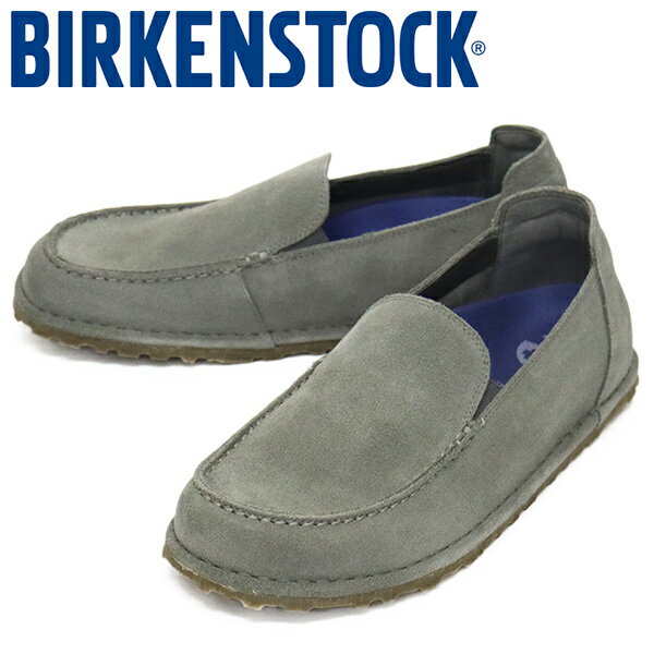 正規取扱店 BIRKENSTOCK (ビルケンシュトック) 1030124 UTTI SLIP ON ウッティ スリッポン スエードレザーシューズ BASALT GRAY レギュラー BI486