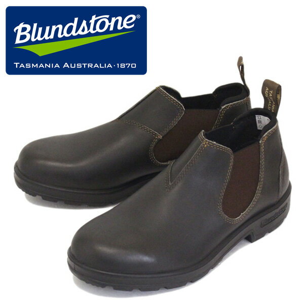 正規取扱店 Blundstone (ブランドストーン) BS1610050 #1610 CLASSICS LOW-CUT クラシック ローカット サイドゴア レザースリッポンシューズ Stout Brown BS003