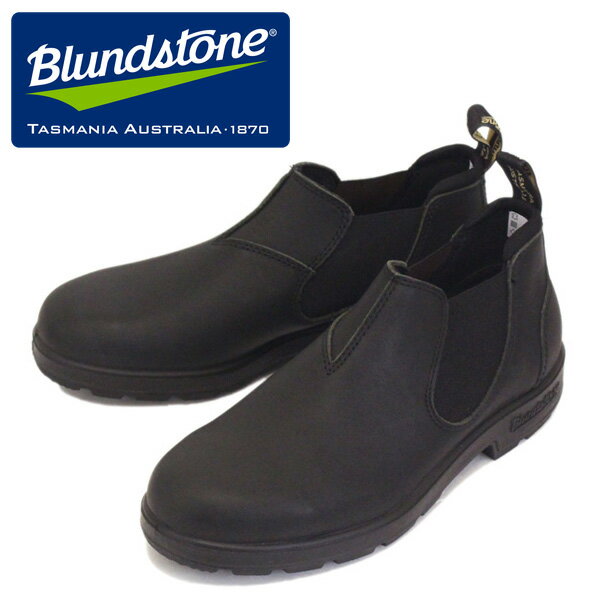 正規取扱店 Blundstone (ブランドストーン) BS1611089 #1611 CLASSICS LOW-CUT クラシック ローカット サイドゴア レザースリッポンシューズ Voltan Black BS004