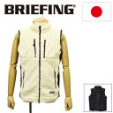 正規取扱店 BRIEFING (ブリーフィング) BRG223M35 MS POLARTEC FLEECE VEST メンズ ポーラテックフリースベスト 全2色 BR615