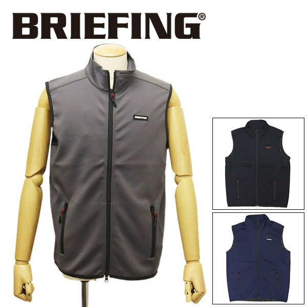 K戵X BRIEFING (u[tBO) BBG223M13 MS 3DOGO VEST Y 3DSxXg S3F BR596