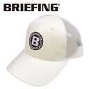 正規取扱店 BRIEFING (ブリーフィング) BRG251MF0 MS SUMMER SIDE MESH CAP メンズサマーサイドメッシュキャップ 000WHITE BR720