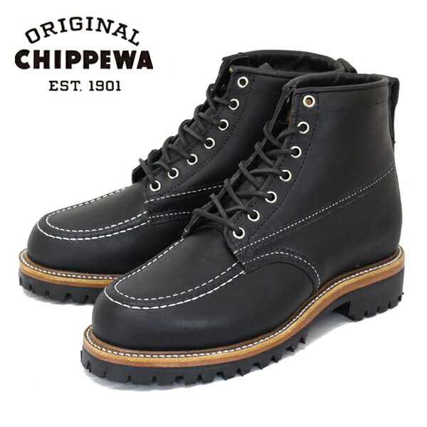 正規取扱店 CHIPPEWA チペワ 1975 6inch ORGINSULATED TREKKER トレッカー モックトゥブーツ BLACK