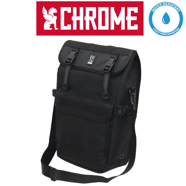 正規取扱店 CHROME(クローム クロム) BG358BK HOLMAN PANNIER BAG ホルマン パニア バッグ BLACK CH376