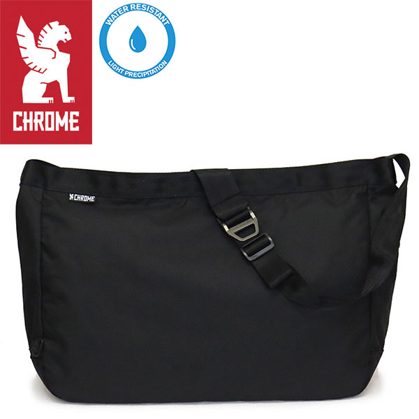 正規取扱店 CHROME (クローム) JP197 NEWSPAPER MESSENGER ニュースペーパー メッセンジャーバッグ BLACK CH325