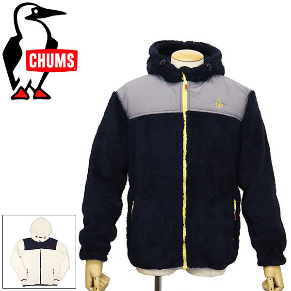 Rakuten - 正規取扱店 CHUMS (チャムス) CH04-1422 Elmo Fleece Full Zip Parka エルモフリースフルジップパーカー CMS161 全2色