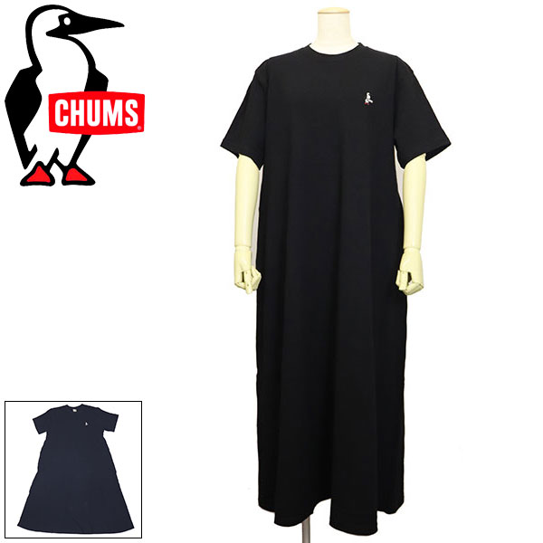 正規取扱店 CHUMS (チャムス) CH18-1242 Booby Pique Crew Long Dress レディース ブービーピケ クルー..
