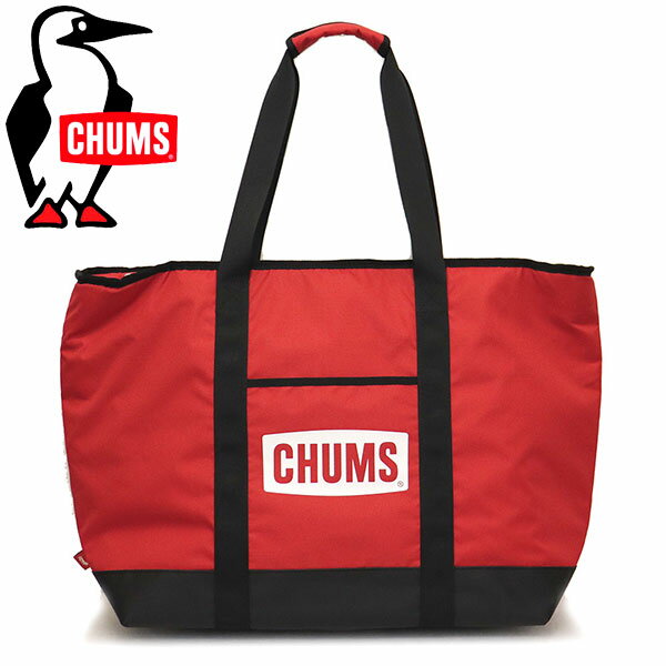 正規取扱店 CHUMS (チャムス) CH60-3368 CHUMS Logo Soft Cooler Tote チャムスロゴソフトクーラートート CMS100 R001Red
