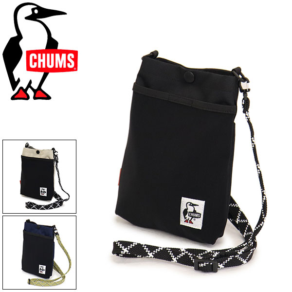正規取扱店 CHUMS (チャムス) CH60-3965 Recycle Mesh Pocket Shoulder Bag リサイクルメッシュポケットショルダーバッグ CMS189