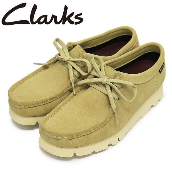 クラークス 正規取扱店 Clarks (クラークス) 26169025 Wallabee GTX ワラビー ゴアテックス レディース シューズ Maple Suede CL064