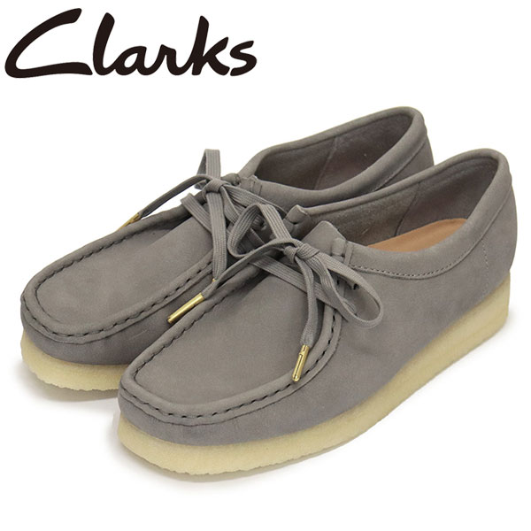 谷Ź Clarks (顼) 26169921 Wallabee ӡ ǥ塼 Grey Nubuck CL07...