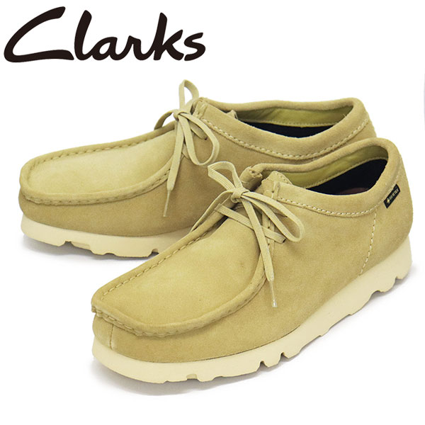  正規取扱店 Clarks (クラークス) 26172074 Wallabee GTX ワラビー ゴアテックス メンズ ブーツ Maple Suede CL076