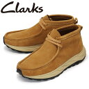 正規取扱店 Clarks (クラークス) 26173319 Wallabee Eden ワラビー エデン メンズシューズ Dark Sand Suede CL103(4)