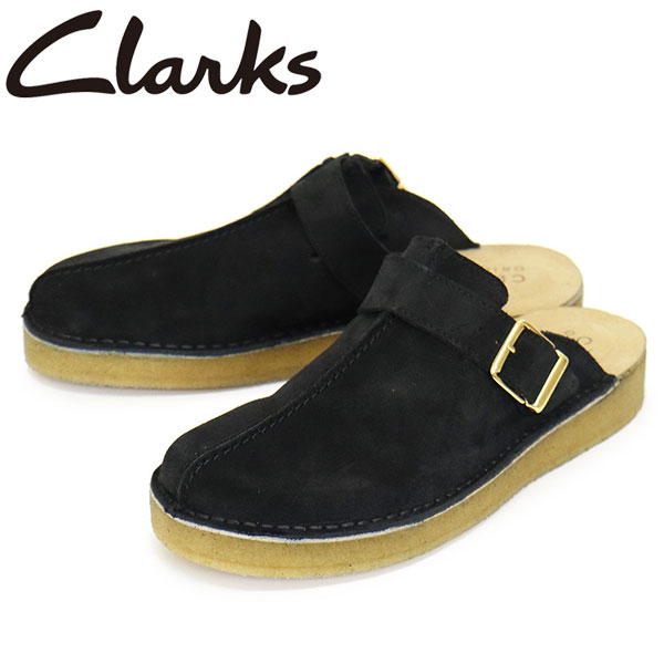 K戵X Clarks (N[NX) 26173522 Trek Mule gbN ~[ YV[Y Black Sde CL109