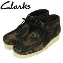 sale セール 正規取扱店 Clarks (クラークス) 26174023 Wallabee Boot ワラビーブーツ レディースシューズ Blk/Khaki...